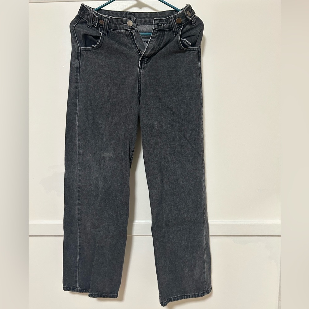 Black Straight Jeans